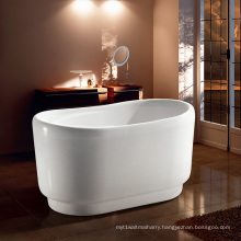 Custom Printed Portable Indoor White Acrylic Small Bathtub Bath Tub With Seat